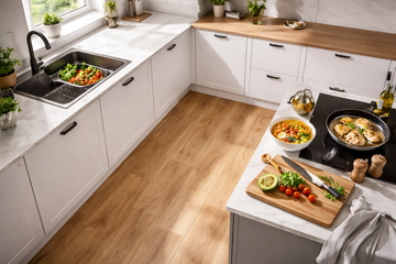 Ar galima laminatą kloti virtuvėje?