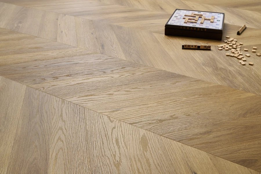 SPC Vinilinės Grindys Amaron Chevron – Georgetown Oak - Kiliminesplyteles.lt