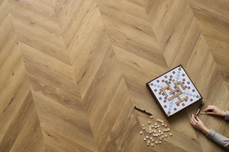 SPC Vinilinės Grindys Amaron Chevron – Yankee Oak - Kiliminesplyteles.lt