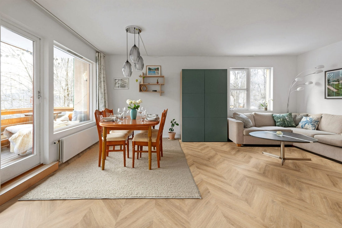Vinilinės grindys Solen Chevron GD Province Oak - Kiliminesplyteles.lt