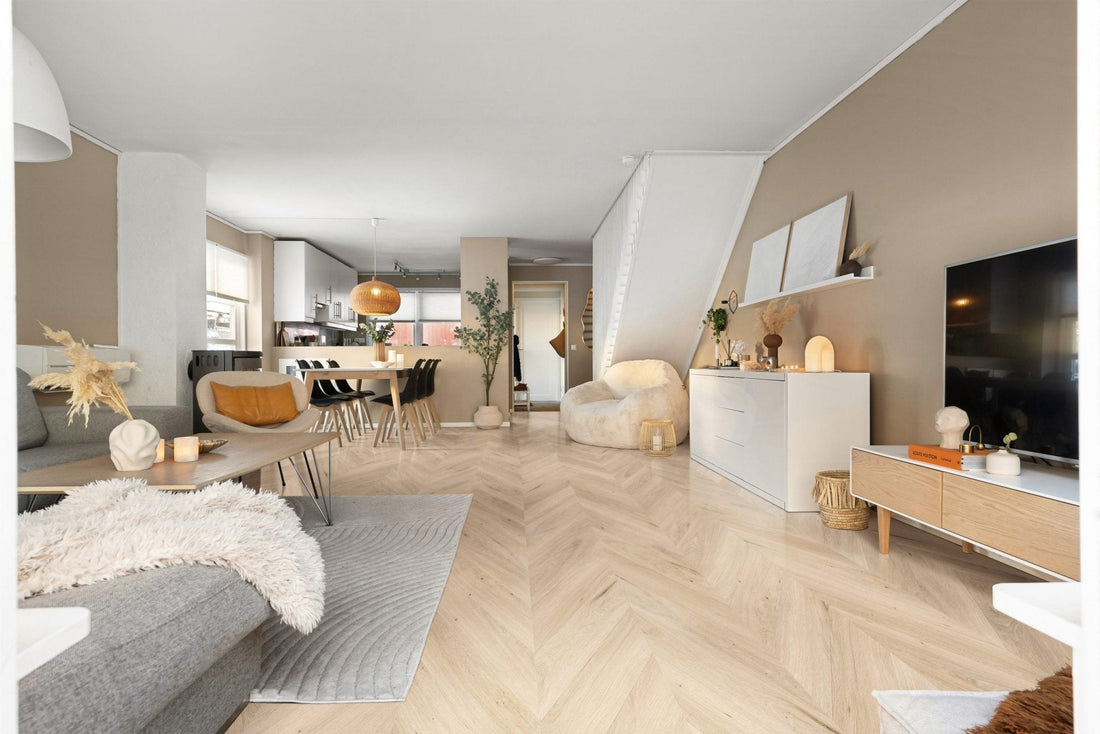 Vinilinės grindys Solen Chevron GD Upland Oak - Kiliminesplyteles.lt