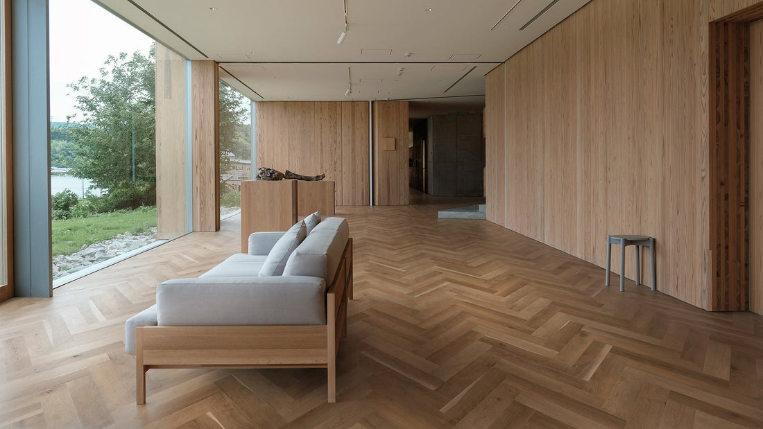 Vinilinės grindys Solen Herringbone Click Hillside Oak - Kiliminesplyteles.lt